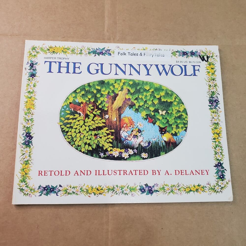 The Gunnywolf By Antoinette Delaney HarperTrophy Paperback 1988 Ex Library